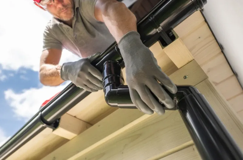 Gutter system on New Jersey home