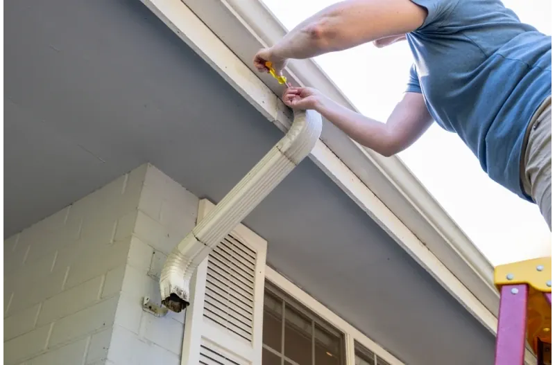 Gutter and downspout installation, NJ