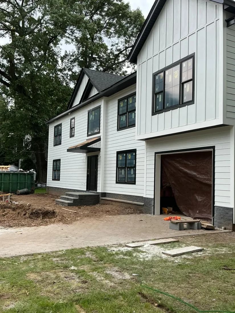 Full James Hardie exterior renovation, New Jersey