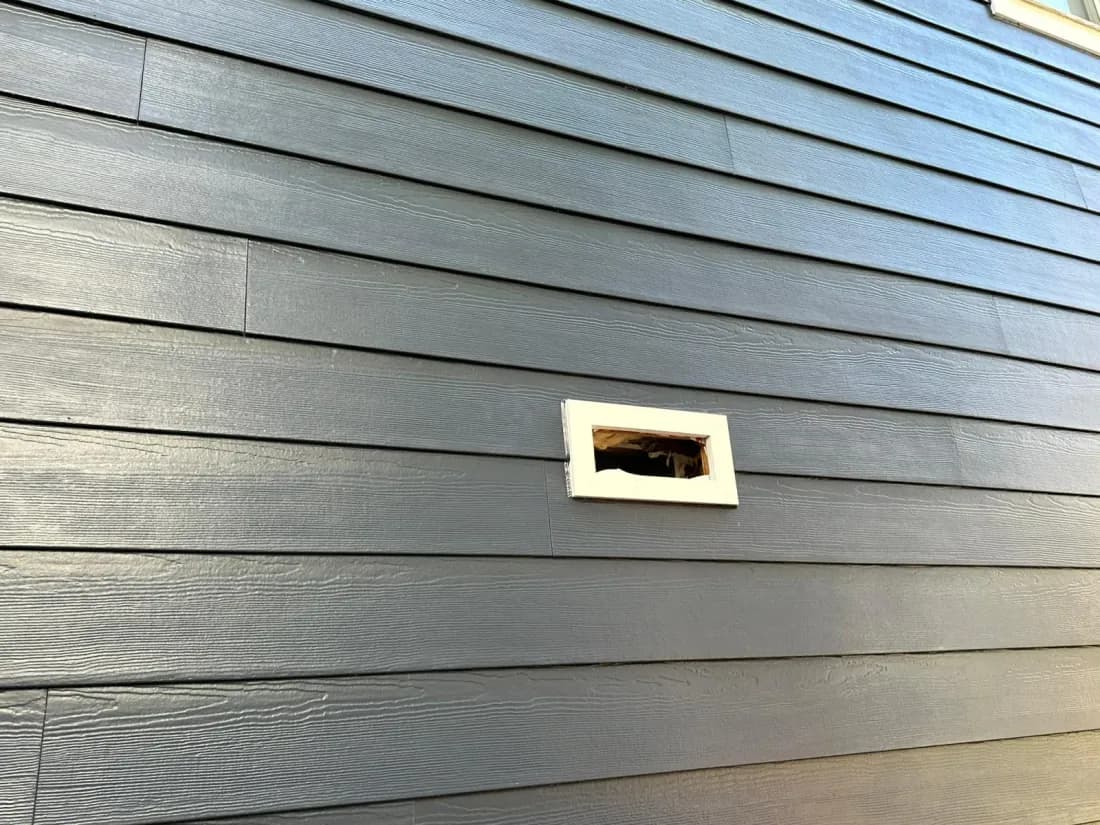 Hardie Board siding project completed by W&S General Construction